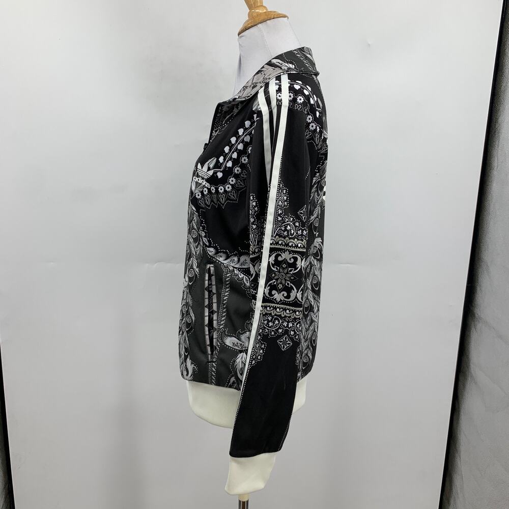 Adidas Jacket Women L Large Pavao Firebird Peacock Track All Over Print Athletic - Picture 5 of 13